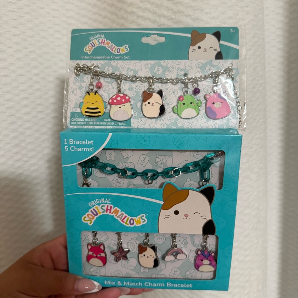 Squishmallows Mix & Match Charm Bracelet Set